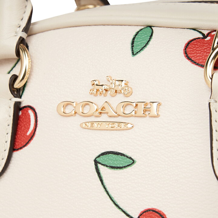 楽天市場】コーチ ハンドバッグ COACH ハート チェリー プリント CF421 