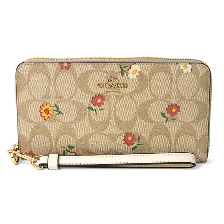 楽天市場】コーチ 長財布(ラウンドファスナー) COACH シグネチャー 