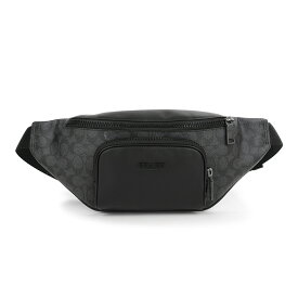 コーチ アウトレット ウエストバッグ・ボディバッグ COACH OUTLET シグネチャー CT714 QBMI5 メンズ ブラック 黒【1,500円OFF★決算クーポン】