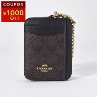 コーチ アウトレット カードケース COACH OUTLET シグネチャーキャンバス CW883 IMXAQ レディース ダーク…