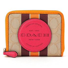 【P10倍4/25限定さらに最大5000円クーポン対象】コーチ 2つ折り財布 COACH シグネチャー ジャカード 2637 IMR1U ユニセックス ベージュ