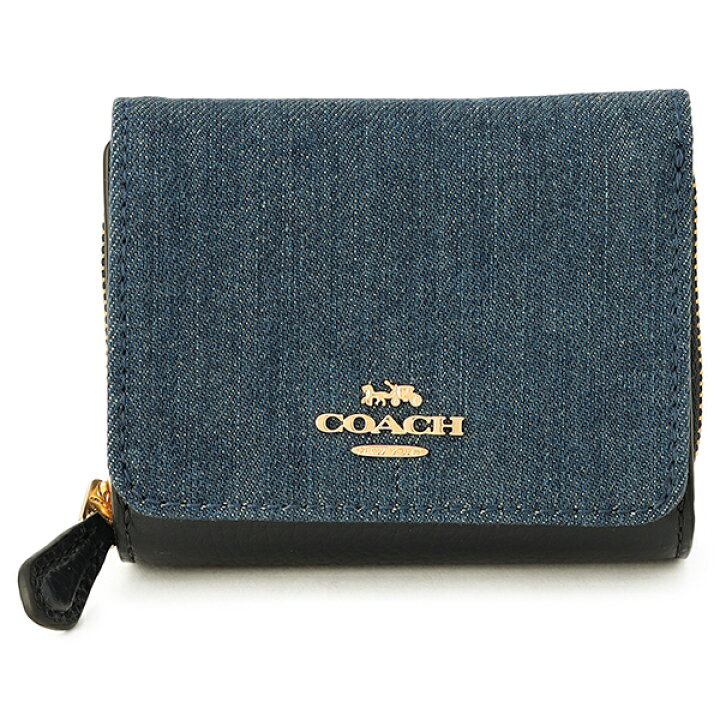 楽天市場】コーチ 3つ折り財布 COACH デニム C3321 IMDEI レディース 