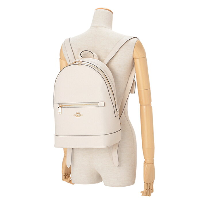 COACH リュック 白 