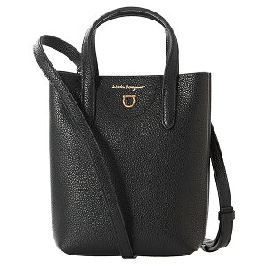 【最大3000円OFFクーポン★3/29(月)14:00まで】フェラガモ ハンドバッグ FERRAGAMO 220024 742146 バッグ ガンチーニ GANCINI ミニバッグ レディース NERO(ネロ) ブラック 黒【 送料無料】