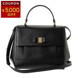 フェラガモ ハンドバッグ FERRAGAMO ヴァラ ボウ 21O012 753226 レディース ブラック【10,000円OFF★スーパーSALEクーポン】