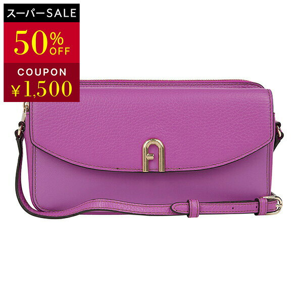 【50％OFF対象★楽天スーパーSALE！さらに1,500円OFFクーポン配布中】フルラ ショルダーバッグ FURLA プリムラ WE00290-BX0053-VLT00-9-035 レディース パープル 紫
