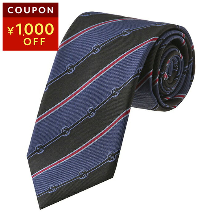 楽天市場】グッチ ネクタイ GUCCI 499696 4B002 4074 メンズ ネイビー 