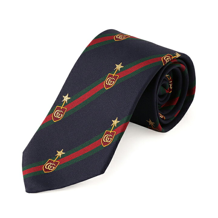 楽天市場】グッチ ネクタイ GUCCI ウェブ クレスト 521716 4B744 4166  