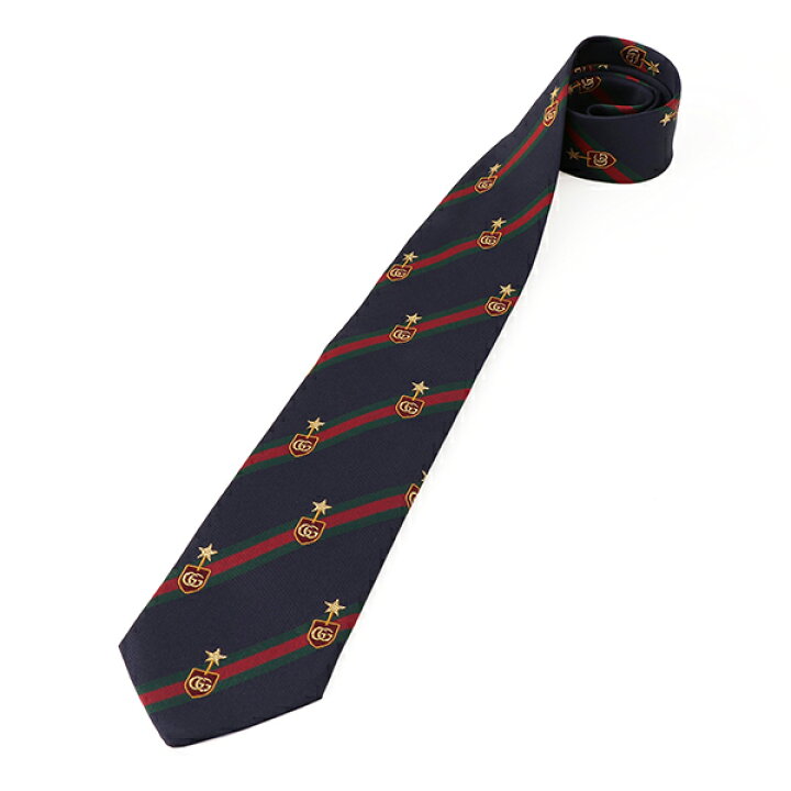 楽天市場】グッチ ネクタイ GUCCI ウェブ クレスト 521716 4B744 4166  