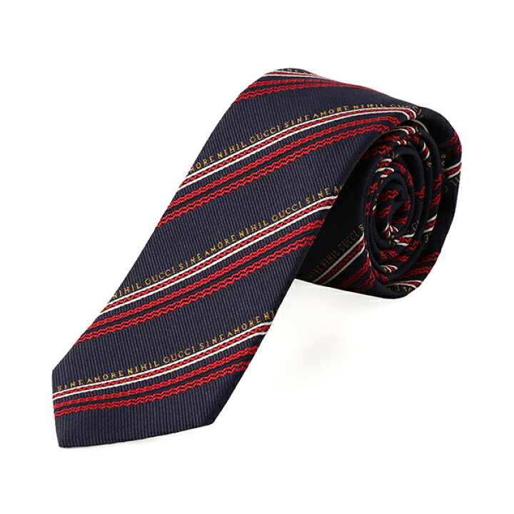 楽天市場】グッチ ネクタイ GUCCI サインアモーレ ニヒル 597105 4E979  