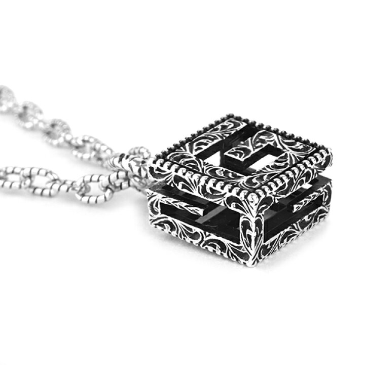 楽天市場】グッチ ネックレス GUCCI スクエアG 552768 J8400 0811ユニ 