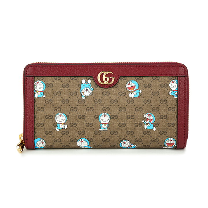 楽天市場】グッチ 長財布(ラウンドファスナー) GUCCI ドラえもん x 