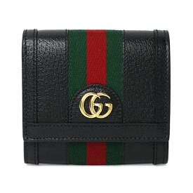 【P10倍11/15限定★さらに1,000円OFFクーポン】グッチ 2つ折り財布 GUCCI オフィディア 719887 DJ2DG 1060 レディース アウトレット ブラック 黒