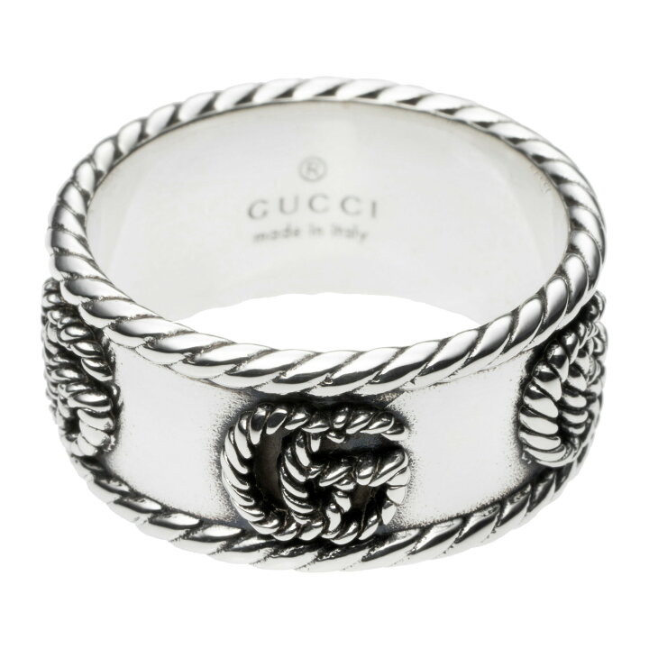 楽天市場】グッチ リング GUCCI ダブルG 627729 J8400 0701 ユニ 