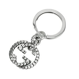 【最大5,000円クーポン対象】グッチ キーホルダー GUCCI インターロッキングG 678644 J8400 0728 ユニセックス シルバー