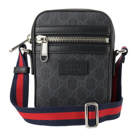 【最大5,000円OFFクーポン】グッチ ショルダーバッグ GUCCI GGスプリーム 682357 K5RLN 1095 メンズ ブラック 黒