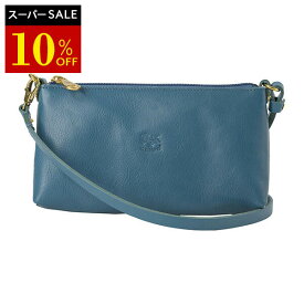 【1,000円OFFクーポン対象】イルビゾンテ ショルダーバッグ IL BISONTE ヘリテージ BSH091 PV0001 BL313B レディース ブルー 青