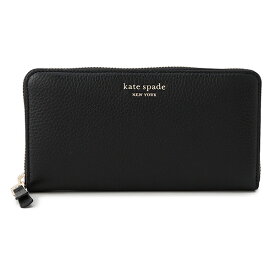 【max5000円引きクーポン4/2 14:00まで】ケイトスペード 長財布(ラウンドファスナー) kate spade ルーレット PWR00059 001 レディース ブラック 黒