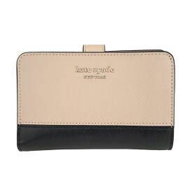 【最大5000円クーポン対象4/23まで】ケイトスペード 2つ折り財布 kate spade スペンサー PWR00279 195 レディース ベージュ