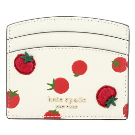 【max5000円引きクーポン4/2 14:00まで】ケイトスペード カードケース kate spade スペンサー K7898 960 レディース ホワイト 白 レッド 赤