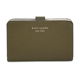 【P5倍4/20限定★さらに最大5000円クーポン対象】ケイトスペード 2つ折り財布 kate spade スペンサー PWR00279 300 レディース カーキ グリーン