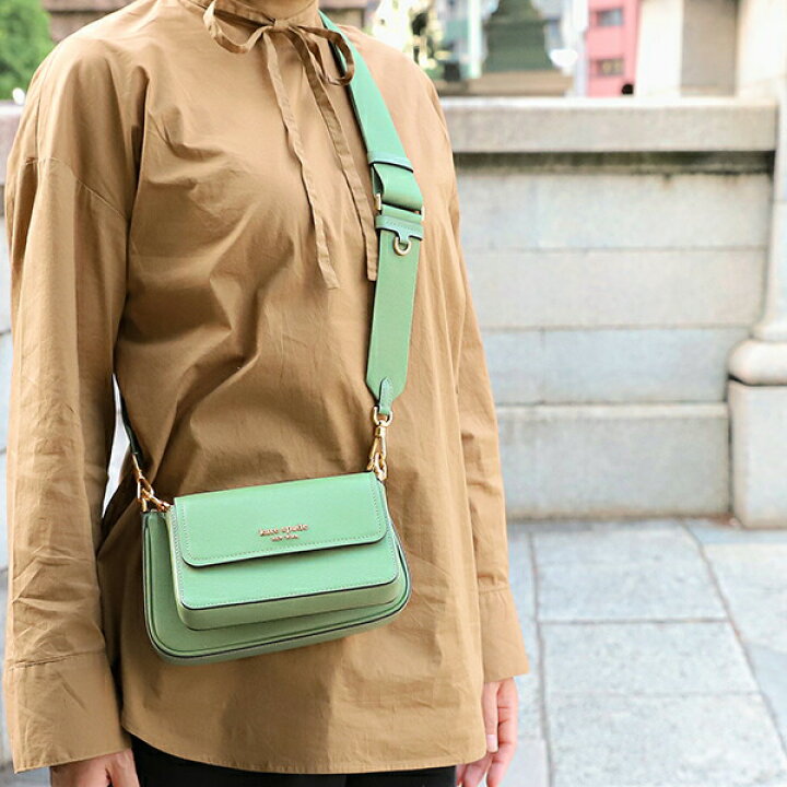ケイトスペード ショルダーバッグ 緑 kate spade new york ケイト 
