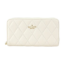 【最大5,000円OFFクーポン対象】ケイトスペード 長財布(ラウンドファスナー) kate spade キャリー KA590 100 レディース ホワイト系 白