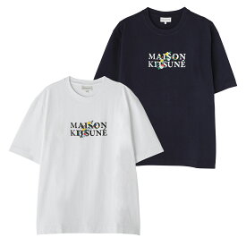 【最大5,000円OFFクーポン対象】メゾン キツネ Tシャツ MAISON KITSUNE フラワーズ LM00115KJ0119 メンズ