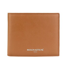 【max5000円引きクーポン4/2 14:00まで】メゾン キツネ 2つ折り財布 MAISON KITSUNE エム バイフォールド ウォレット LM05344LC0038 P236 メンズ ブラウン