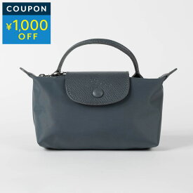 ロンシャン ポーチ LONGCHAMP ル プリアージュ ワン ハンドル付き ポーチ 34175 979 012 レディース グレー【P5倍★7/15限定！さらに1万円以上で1,000円OFF★最大5,000円OFFクーポン配布中】