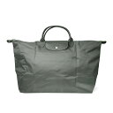 【1万円で1500円OFF★最大3万円OFFクーポン】ロンシャン ボストンバッグ LONGCHAMP ル プリアージュ グリーン トラベルバッグ Sサイズ 1624 919 P66 レディース ダークグレー