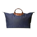 【P5倍7/15限定★さらに最大5,000円OFFクーポン配布中】ロンシャン ボストンバッグ LONGCHAMP ル プリアージュ トラベルバッグ Mサイズ 1625 089 P68 レディース ネイビー 濃紺