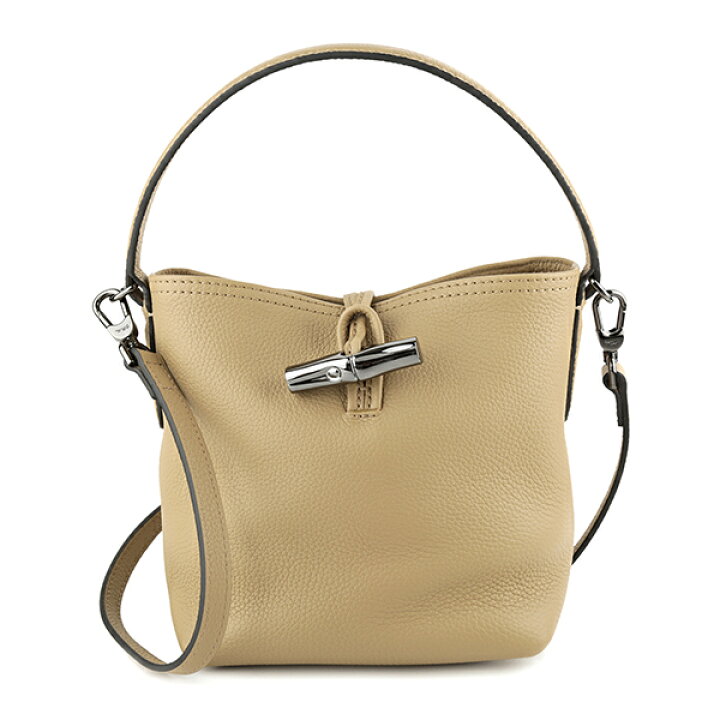 ロンシャン ロゾ XS ベージュ レザー ショルダーバッグ 