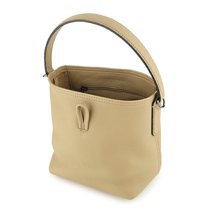 ロンシャン ロゾ XS ベージュ レザー ショルダーバッグ 