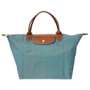 ロンシャン ハンドバッグ LONGCHAMP ル プリアージュ グリーン トップハンドルバッグ Mサイズ 1623 089 P93 レディース ライトブルー 水色【1,500円OFF★決算クーポン】
