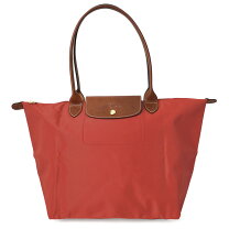 LONGCHAMP 3D ロンシャン レザー パンチング トートバッグ レッド 