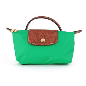 【1,000円OFFクーポン対象】ロンシャン ポーチ LONGCHAMP ル プリアージュ オリジナル ハンドル付きポーチ 34175 089 P88 レディース グリーン 緑
