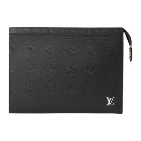 ルイヴィトン クラッチ・セカンドバッグ Louis Vuitton タイガ ポシェット・ヴォワヤージュ M30450 メンズ ブラック 黒
