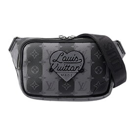 【P5倍5/25限定さらに最大5,000円OFFクーポン】ルイヴィトン ウエストバッグ・ボディバッグ Louis Vuitton モノグラム・ストライプ エクリプス モジュラー・スリングバッグ M59338 ユニセックス グレー ブラック