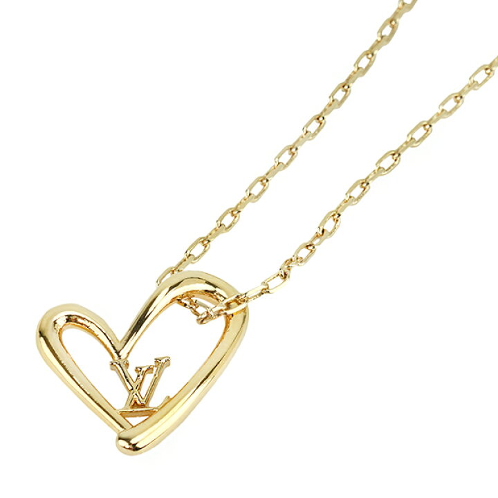楽天市場】ルイヴィトン ネックレス Louis Vuitton LVハート コリエ  