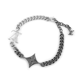 【訳ありアウトレット】ルイヴィトン ブレスレット Louis Vuitton LV インスティンクト ブラスレ・LV インスティンクト M00508 レディース シルバー 銀 ダークシルバー