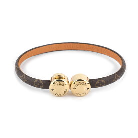 【最大5,000円OFFクーポン配布中】ルイヴィトン ブレスレット Louis Vuitton モノグラム ブラスレ・ヒストリック ミニ M6407F レディース ブラウン 茶 ゴールド 金