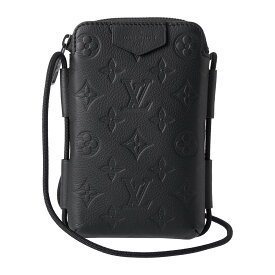 【10,000円OFFクーポン対象★スーパーSALE】ルイヴィトン ショルダーバッグ Louis Vuitton モノグラム・シャドウ レースアップ・ポーチ M12601 メンズ ブラック 黒