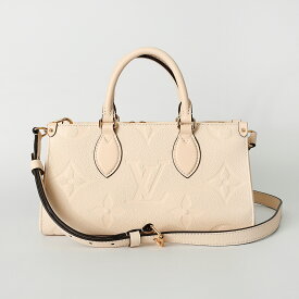 【30,000円OFFクーポン対象★スーパーSALE】ルイヴィトン ショルダーバッグ Louis Vuitton モノグラム アンプラント オンザゴー EW M23698 レディース ベージュ