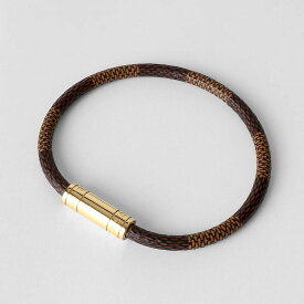 ルイヴィトン ブレスレット Louis Vuitton ダミエ エベヌ ブレスレット・キープ イット M8137E ユニセックス ブラウン 茶【1万円で1,000円OFF★最大5,000円OFFクーポン配布中】