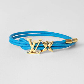 ルイヴィトン ブレスレット Louis Vuitton レザー ブレスレット・LV ブルーム M8914Z ユニセックス ブルー 青【1万円で1,000円OFF★最大5,000円OFFクーポン配布中】