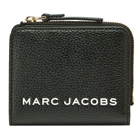 【P5倍6/4 20時～6/5まで★さらに1,000円OFFクーポン対象】マークジェイコブス 2つ折り財布 MARC JACOBS ザ ボールド M0017140 001 レディース ブラック 黒