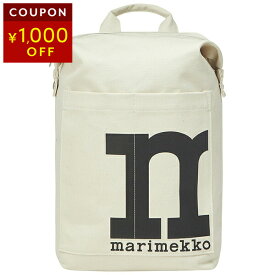 マリメッコ リュックサック Marimekko ソリッド Mono Backpack 091977 100 レディース ホワイト 白【1万円で1,000円OFF★最大5,000円OFFクーポン配布中】