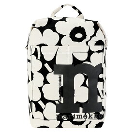 【最大5000円クーポン対象4/19まで】マリメッコ リュックサック Marimekko ウニッコ MONO BACKPACK 135886 1041 レディース ブラック 黒 ホワイト 白