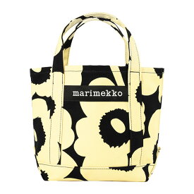 【P5倍5/25限定さらに最大5,000円OFFクーポン】マリメッコ トートバッグ Marimekko ピエニ ウニッコ セイディ TOTE 090572 920 レディース ブラック 黒 イエロー 黄